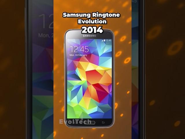 Samsung Ringtone evolution 2006-2022  (créditos a EvolTech)