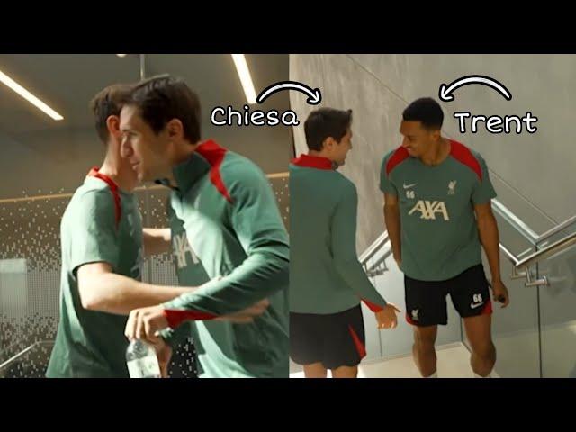 Federico Chiesa Meets Trent Alexander-Arnold 