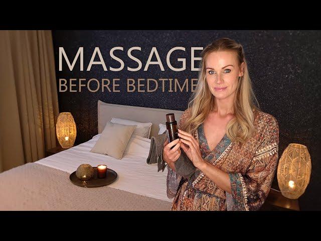 CLOSE-UP ASMR | Relaxing Massage & Personal Attention before Bedtime