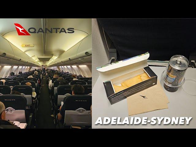 QANTAS B737 Economy Class QF744 Adelaide to Sydney