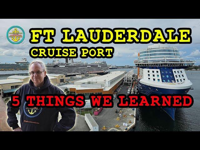 First Time at Fort Lauderdale Cruise Port with Holland America 2024!