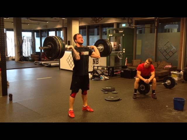 Clean & Jerk: 130 x 1 rep by Oscar Andersson