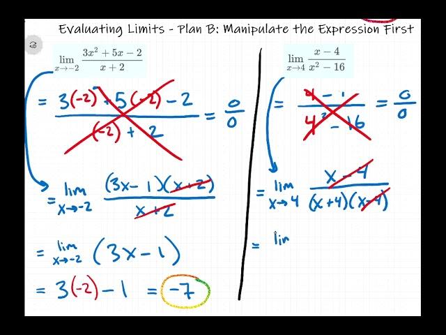 Eric's Calculus Lecture: Evaluating Limits Analytically  - 10 Examples