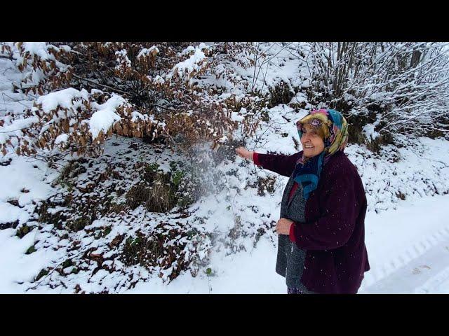 Village Life in Winter in Turkey. Harsh Life in the Coldest Mountain Village.