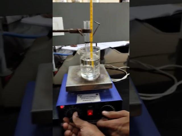 haw to determine boiling point any chemical compounds.  capilary method. #boilingpoint #pharma#lab