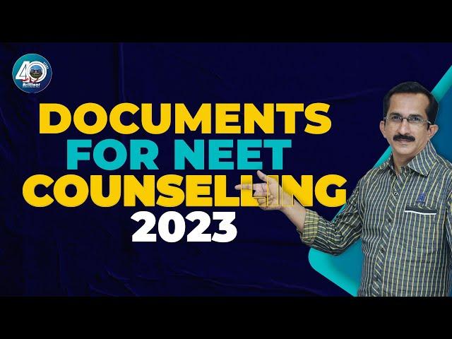 Documents Required For #neet Counselling 2023