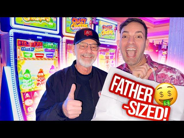 FATHER-Sized JACKPOT for Dad to Go Shopping!