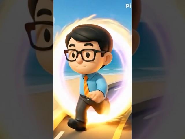【時間穿越系EP01】2088 考前救援開始！他不是補教老師，是補教反攻戰士｜RUOYUTECH 動畫系列 #shorts