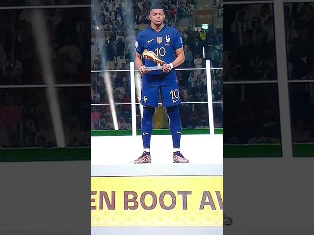 Mbappe Golden Boot Winner Fifa 2022 world cup #shorts #short #viral