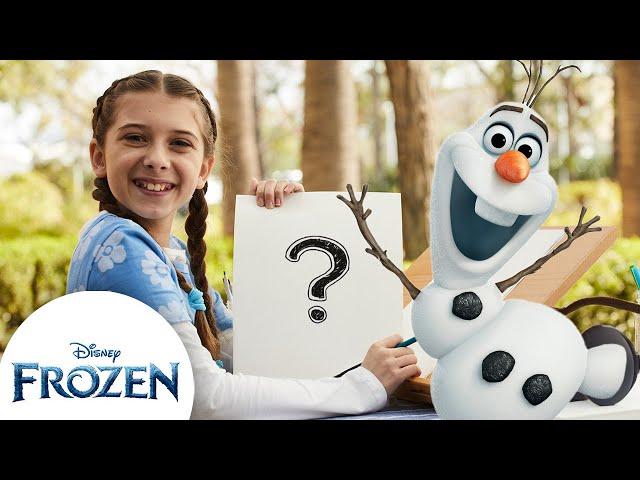 How to Draw Olaf | Frozen Friends Club