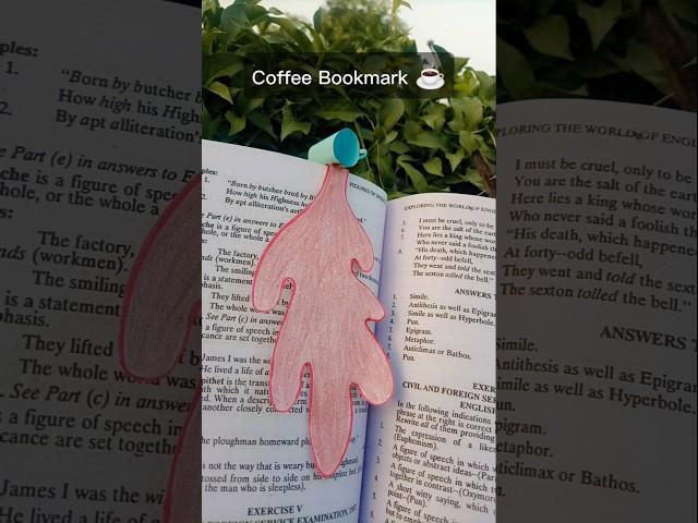 DIY Bookmark #shorts #youtubeshorts #youtubepartner #diy #craft #bookmark #painting #drawing