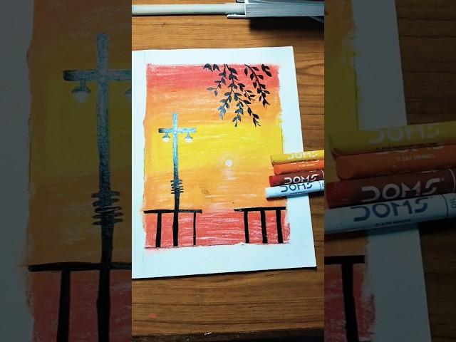 #11 Drawing with oil pastel colour #viral song #drawing