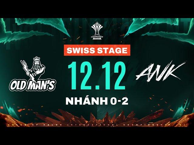 OLD MAN'S vs ANK GAMING: ĐỘI TUYỂN ĐẦU TIÊN RA VỀ | SWISS STAGE - NGÀY 12/12 | AIC 2024