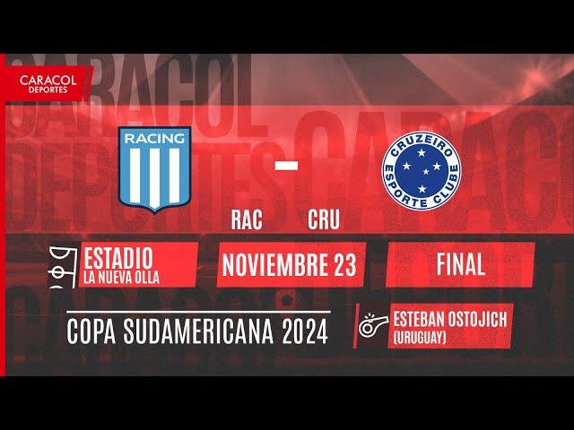  EN VIVO | Racing Vs. Cruzeiro - Final de la Copa Sudamericana por el Fenómeno del Fútbol