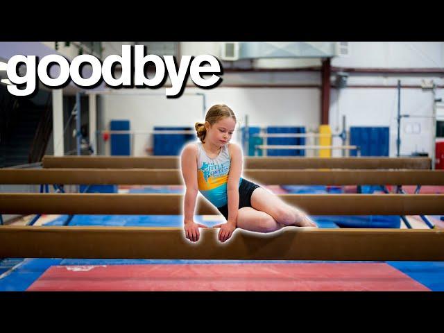 My Daughter's Emotional Goodbye To Gymnastics 