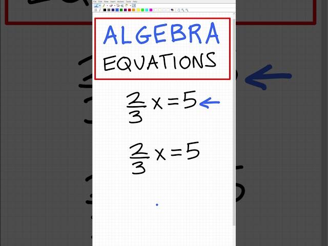 Make equations with fractions EASY!