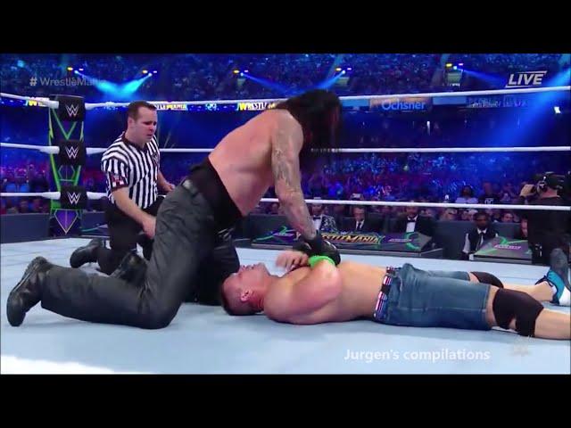 The Undertaker (Tombstone piledriver compilation. 1990 - 2018)