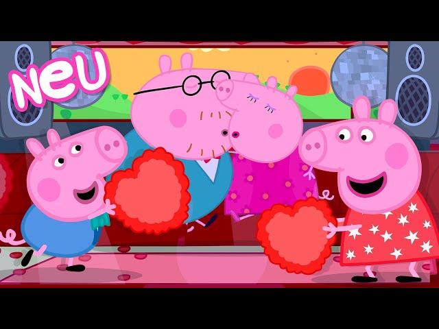 Peppa-Wutz-Geschichten | Valentinstag-Disco-Limo | Videos für Kinder