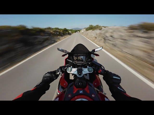 Honda CBR650R - Mountain Twisties - Serra da Arrabida - POV | 4K - Chill Ride