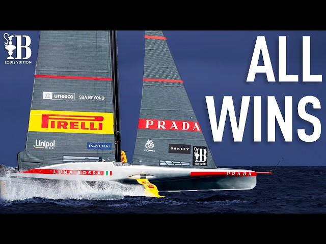 Luna Rossa Prada Pirelli  | ALL WINS | Louis Vuitton Cup