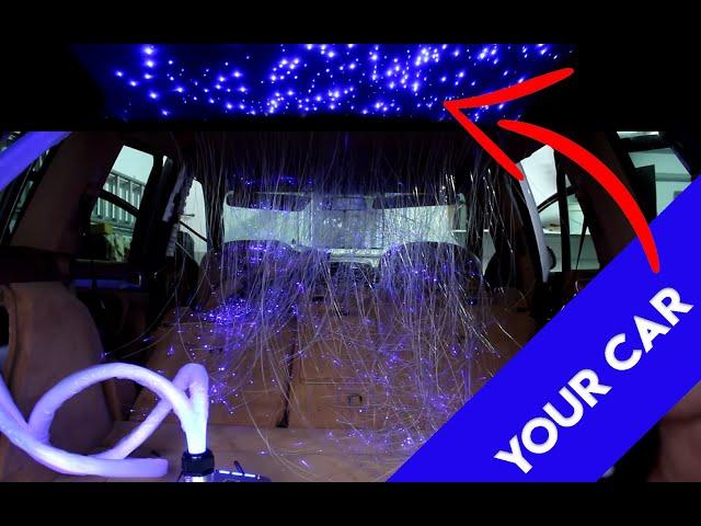 Unboxing CHINLY Star Light 32W 1000 PCS / Stück LED Fiber Optic Light Star Ceiling Kit Lights APP 5m