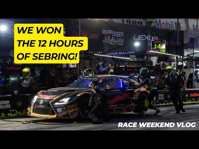 We WON The 12 Hours of Sebring!