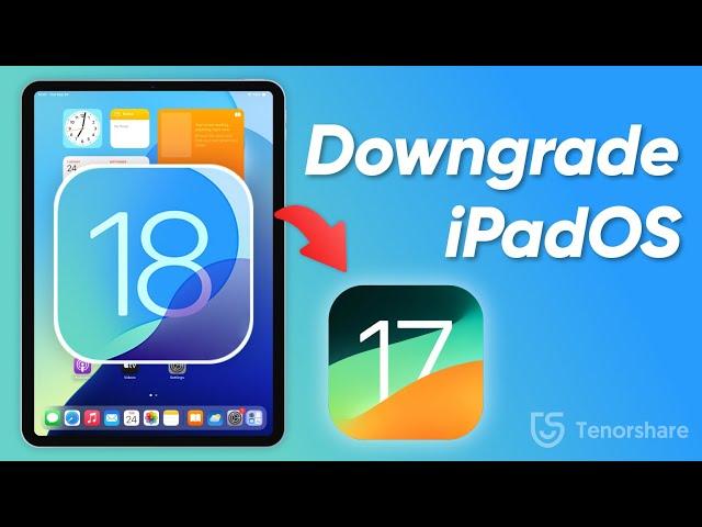 How to Downgrade iPadOS 18 to 17.7 without Losing ANY DATA!