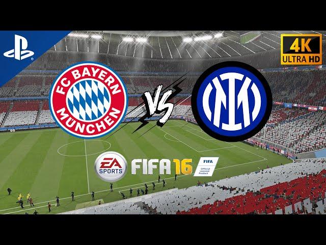 FIFA 16 (Bayern vs. Inter) - PS4 [4K Ultra HD] Gameplay