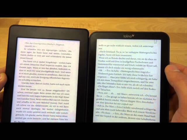 Tolino Vision 3 HD vs. Kindle Paperwhite 3 - Vergleich