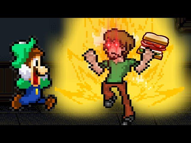 Ultra Instinct Shaggy VS Luigi - Super Mario vs Scooby Doo!