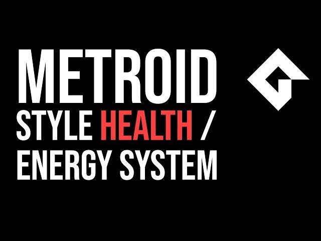 Metroid Style Health / Energy system tutorial for GameMaker Studio 2 [GMLearning]