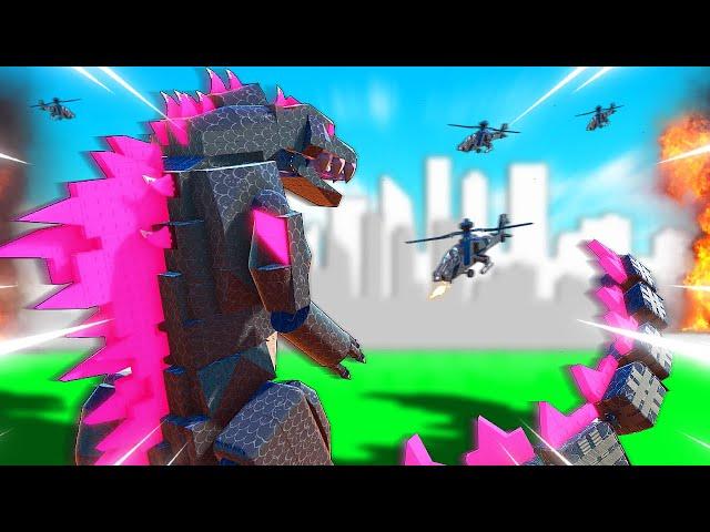 I Built GODZILLA To BATTLE My Friends!