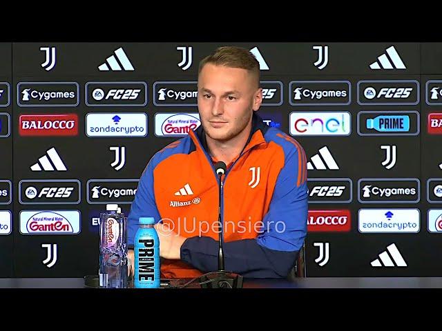 KOOPMEINERS conferenza stampa di presentazione alla JUVENTUS: "Sono felice, Thiago Motta ama..."