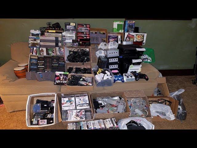 Live Video Game Hunting Auction MEGA HAUL | My Biggest Score Of The Year | Gigantic Nintendo Lot