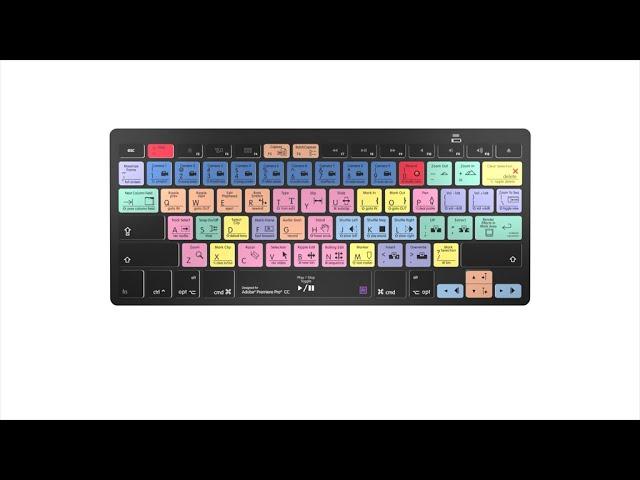 Premiere Pro CC - Mini Bluetooth Mac Keyboard