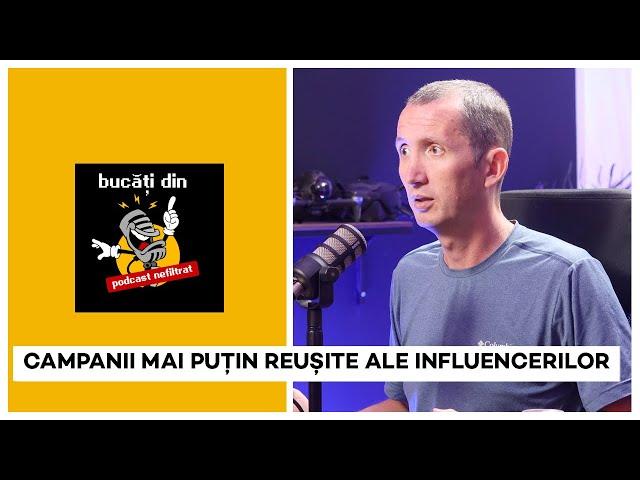 Campanii mai puțin reușite ale influencerilor