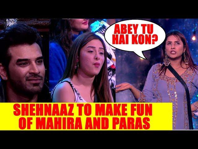 Bigg Boss 13 Update: Shehnaaz to make fun of Mahira and Paras