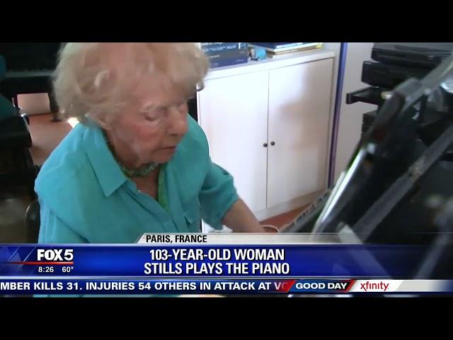 103 year old piano player