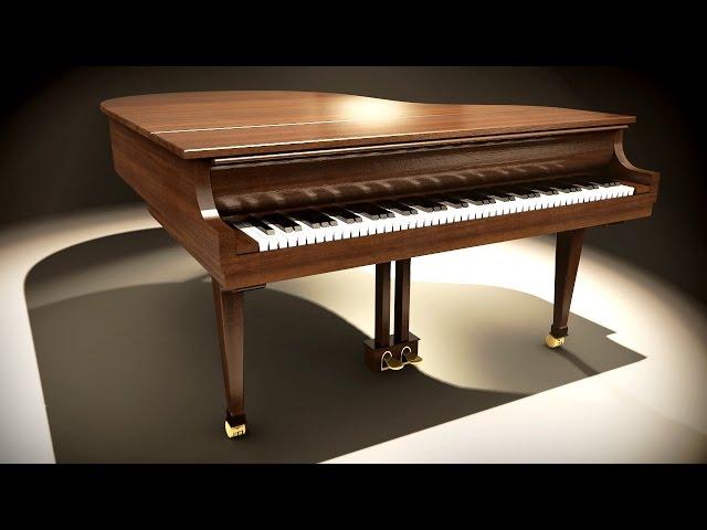 How Piano Works (Hammer Action Animation) in Blender