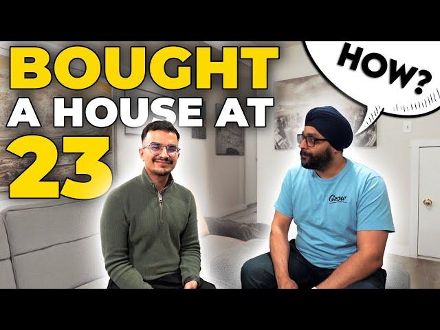 Saving $100,000 for his FIRST HOME in Canada at 23  ft. @TRUEINDIANAKSHIT