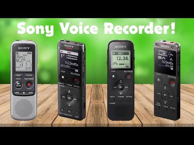 Best Sony Voice Recorder 2023! [Don’t Buy One Before Watching This]