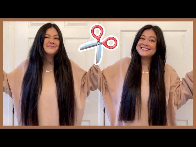 How I Cut & Layer My Long Hair