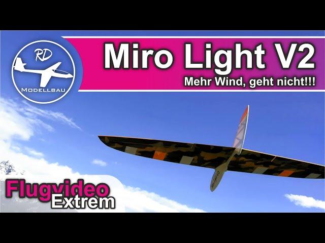 Miro Light V2 von Sebald Modellbau Nurflügel | Hangflug EXTREM | RC Modellbau Flugmodell Horten