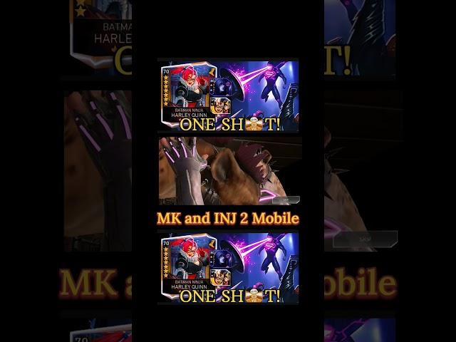 ONE SHOT! Boss COW SUPERMAN by BN HARLEY QUINN H7 Rise Of Krypton Solo Raid in Injustice 2 Mobile