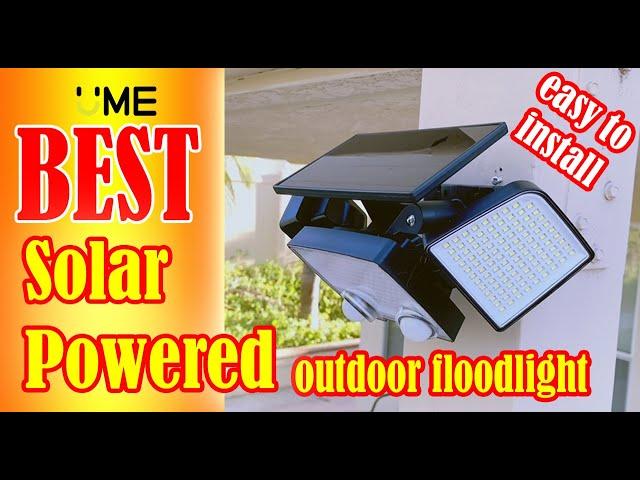 Most Efficient And Easy To Install Solar Outdoor Light: Ume Solar Floodlight