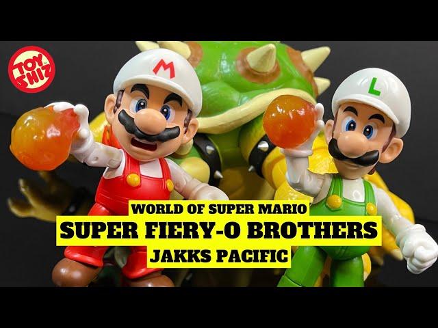 2024 NEW FIRE MARIO & FIRE LUIGI | Super Mario 4in Line | Jakks Pacific