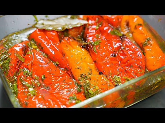 This recipe is a must for everyone! The perfect appetizer - pickled peppers!