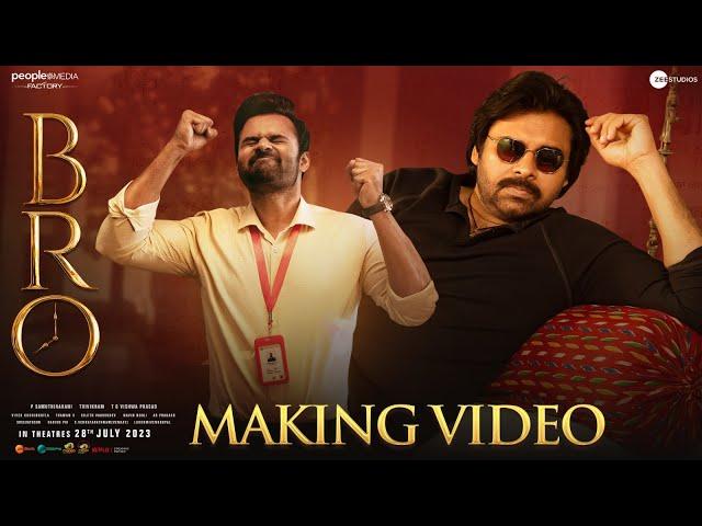 BRO Telugu Movie Making Video | Pawan Kalyan | Sai Dharam Tej | Thaman | Samuthirakani | Mango Music