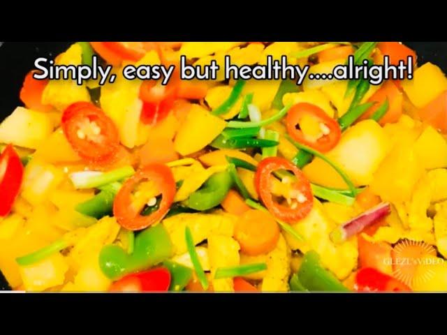 VEGES & CHICKEN | Easy Recipe by Glezl | #Healthy_Dish