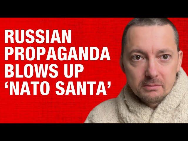 Russian mil-blogger propaganda blows up NATO Santa